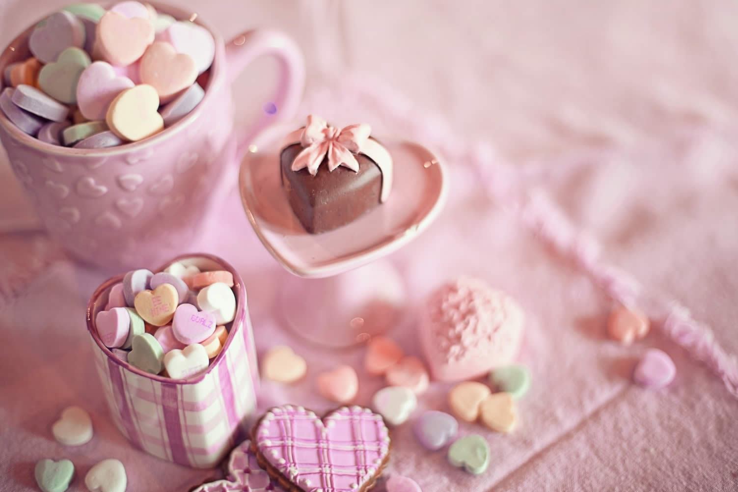 getting ready for valentines day