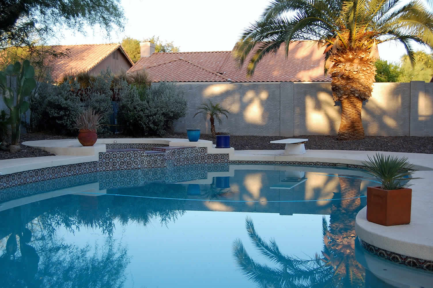 building pool in backyard