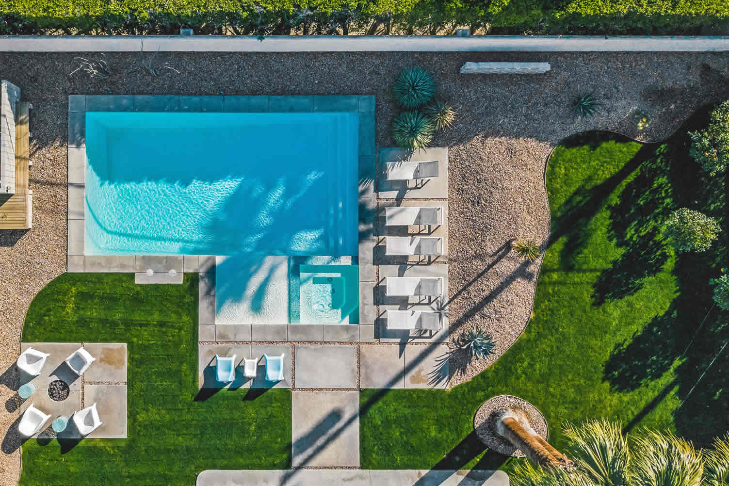 building pool in backyard
