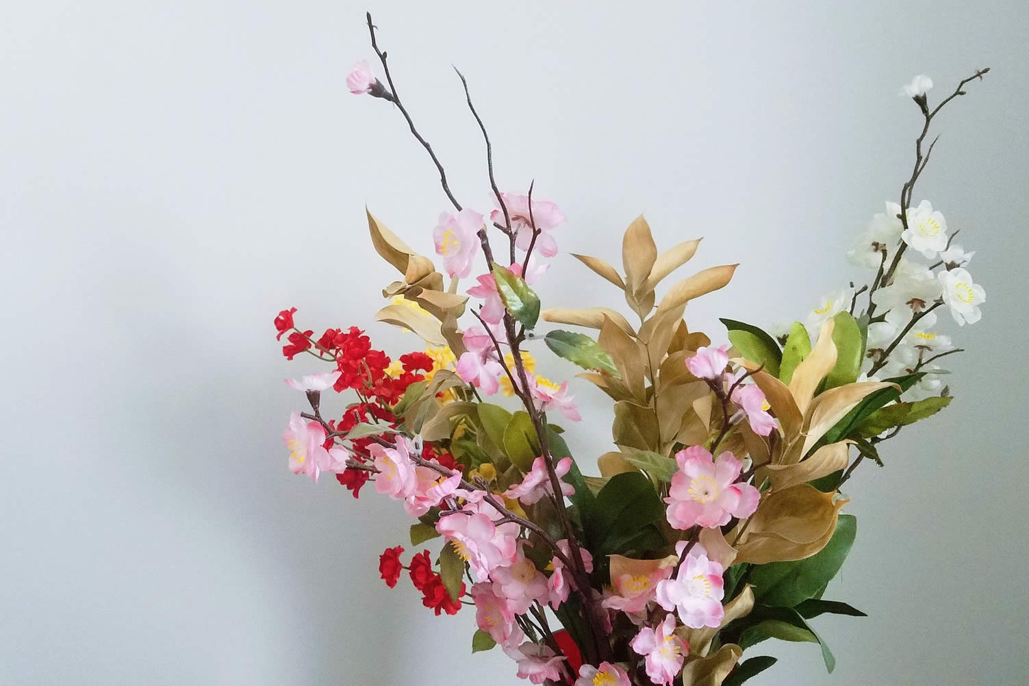 using artificial plants