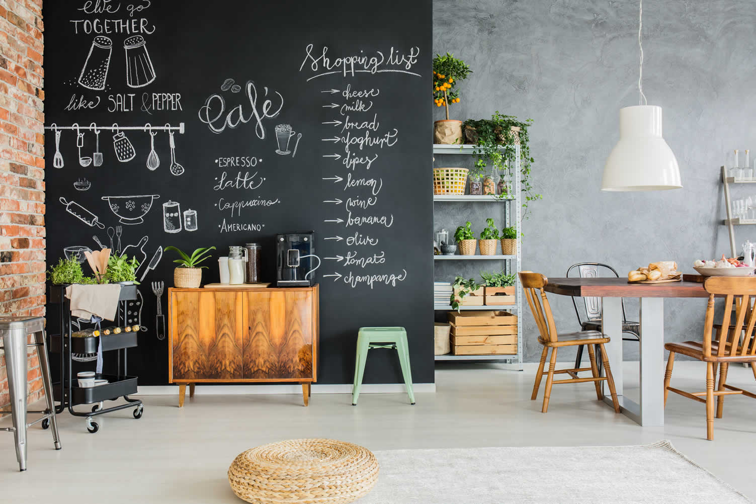 make your dining room less fussy