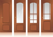 wooden doors